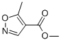 structure of CAS# 100047-54-9, 5-Methyl-4-Isoxazolecarboxylic Acid Methyl Ester;4-Isoxazolecarboxylicacid,5-Methyl-,Methylester(6CI,9CI);4-Isoxazolecarboxylicacid,5-Methyl-,Methyl Ester-;4-(Methoxycarbonyl)-5-Methylisoxazole