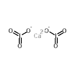 structure of CAS# 10031-32-0, Calcium Diiodate;Autarite;CALCIUM IODATE;Calcium iodate (Ca(IO3)2)