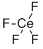 structure of CAS# 10060-10-3, Cerium(IV) Fluoride;Cerium(+4) Cation Tetrafluoride;Ceric Fluoride;Cerium Fluoride (Cef4)