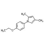CAS#: 100717-62-2， 1-(4-Ethoxyphenyl)-2,4-Dimethyl-1H-Pyrrole