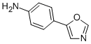 structure of CAS# 1008-95-3, 4-(5-Oxazolyl)-Benzenamine;4-(1,3-Oxazol-5-Yl)Aniline, Tech;4-(1,3-OXAZOL-5-YL)ANILINE;5-(4-AMINOPHENYL)OXAZOLE
