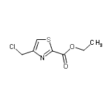 结构式 CAS# 100960-16-5, 乙基4-(氯甲基)-1,3-噻唑-2-羧酸酯
