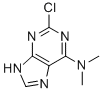 structure of CAS# 100960-20-1, 2-Chloro-N,N-Dimethyl-9H-Purin-6-Amine;2-CHLORO-N,N-DIMETHYL-9H-PURIN-6-AMINE