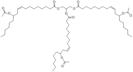CAS#: 101-34-8， 1,2,3-Propanetriyl Tris[(R)-12-(Acetoxy)Oleate]