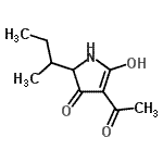 CAS#: 1013-59-8， 4-Acetyl-2-Sec-Butyl-5-Hydroxy-1,2-Dihydro-3H-Pyrrol-3-One