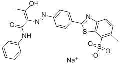 structure of CAS# 10130-29-7, Direct Pure Yellow;DIRECT PURE YELLOW 5G;C.I.Acid Yellow 186;COOMASSIE YELLOW 6G
