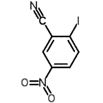 结构式 CAS# 101421-15-2, 2-碘-5-硝基苯甲腈