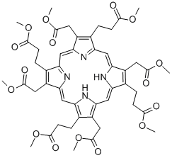 结构式 CAS# 10170-03-3, 尿卟啉I,八甲基酯