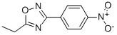 structure of CAS# 10185-65-6, 5-Ethyl-3-(4-Nitrophenyl)-1,2,4-Oxadiazole