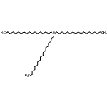 structure of CAS# 102-88-5, N,N-Dioctadecyl-1-Octadecanamine;N,N-Dioctadecyl-1-octadecanamine;AIDS018560;AIDS-018560