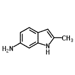structure of CAS# 102308-53-2, 2-Methyl-1H-Indol-6-Amine;1H-Indol-6-amine,2-methyl-;6-Amino-2-methyl-1H-indole