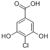 结构式 CAS# 102338-87-4, 4-氯-3,5-二羟基苯甲酸