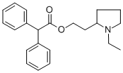 CAS#: 102476-22-2， Diphenylacetic Acid 2-(1-Ethyl-2-Pyrrolidinyl)Ethyl Ester