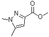 structure of CAS# 10250-61-0, Methyl 1,5-Dimethyl-1H-Pyrazole-3-Carboxylate;1,5-Dimethyl-1H-pyrazole-3-carboxylic acid methyl ester;Methyl 1,5-dimethyl-1H-pyrazole-3-carboxylate;methyl 1,5-dimethylpyrazole-3-carboxylate