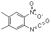 structure of CAS# 102561-40-0, 1-Isocyanato-4,5-Dimethyl-2-Nitrobenzene;4,5-Dimethyl-2-Nitrophenyl Isocyanate;4,5-DIMETHYL-2-NITROPHENYLISOCYANATE;479004_ALDRICH