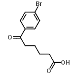 结构式 CAS# 102862-52-2, 6-(4-溴苯基)-6-氧代己酸