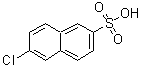 structure of CAS# 102878-14-8, 6-Chloro-2-Naphthalenesulfonic Acid;6-Chloronaphthalene-2-sulfonic acid;MFCD03844722