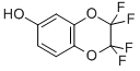 structure of CAS# 103467-50-1, 2,2,3,3-Tetrafluoro-2,3-Dihydro-1,4-Benzodioxin-6-Ol;2,3-Dihydro-6-Hydroxy-2,2,3,3-Tetrafluoro-1,4-Benzodioxine;6-Hydroxy-2,2,3,3-Tetrafluorobenzo-1,4-Dioxene;6-HYDROXY-2,2,3,3-TETRAFLUORO-1,4-BENZODIOXANE