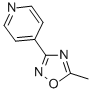 结构式 CAS# 10350-70-6, 4-(5-甲基-1,2,4-恶二唑-3-基)吡啶