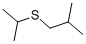 structure of CAS# 10359-65-6, 2-Methyl-1-Propan-2-Ylsulfanylpropane;1-Isopropylsulfanyl-2-Methyl-Propane;1-(Isopropylthio)-2-Methylpropane;1-(Isopropylthio)-2-Methyl-Propane