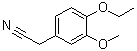 结构式 CAS# 103796-52-7, (4-乙氧基-3-甲氧基苯基)乙腈