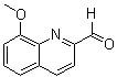 structure of CAS# 103854-64-4, 8-Methoxy-2-Quinolinecarboxaldehyde;8-Methoxyquinoline-2-Carbaldehyde(SALTDATA: FREE);8-METHOXY-QUINOLINE-2-CARBALDEHYDE