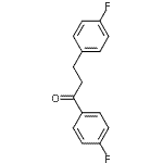 structure of CAS# 104147-29-7, 1,3-Bis(4-Fluorophenyl)-1-Propanone;4'-fluoro-3-(4-fluorophenyl)propiophenone