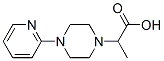 structure of CAS# 104373-85-5, 2-(4-Pyridin-2-Ylpiperazin-1-Yl)Propanoic Acid;2-[4-(2-Pyridyl)Piperazin-1-Yl]Propanoic Acid;2-[4-(2-Pyridyl)-1-Piperazinyl]Propanoic Acid;2-[4-(2-Pyridyl)Piperazin-1-Yl]Propionic Acid