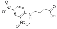 structure of CAS# 10466-75-8, Dnp-gamma-Amino-N-Butyric Acid;4-[(2,4-Dinitrophenyl)Amino]Butyric Acid;Bas 01530080;Dnp-.Gamma.-Aminobutyric Acid