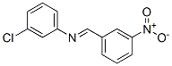 structure of CAS# 10480-27-0, N-(3-Chlorophenyl)-3-Nitrobenzenemethanimine;(3-Chlorophenyl)-(3-Nitrobenzylidene)Amine;Nsc204479