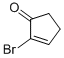 structure of CAS# 10481-34-2, 2-Bromo-2-Cyclopentenone;2-Bromo-1-Cyclopent-2-Enone;2-Bromo-2-Cyclopenten-1-One;2-Bromo-2-Cyclopentenone