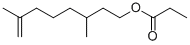CAS#: 105-89-5， 3,7-Dimethyloct-7-Enyl Propanoate