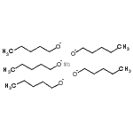 structure of CAS# 105091-67-6, Niobium(5+) Penta(1-Pentanolate)