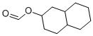 structure of CAS# 10519-12-7, Decahydro-2-Naphthalenol 2-Formate;Decalin-2-Yl Formate;Formic Acid 2-Decalinyl Ester;Formic Acid Decalin-2-Yl Ester