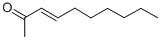 structure of CAS# 10519-33-2, 3-Decen-2-One;Dec-3-En-2-One;3-Decen-2-One