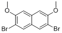 structure of CAS# 105404-89-5, 2,7-Dibromo-3,6-Dimethoxy-Naphthalene;2,7-DIBROMO-3,6-DIMETHOXYNAPHTHALENE