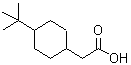 结构式 CAS# 105906-07-8, [4-(2-甲基-2-丙基)环己基]乙酸
