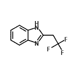 结构式 CAS# 105942-28-7, 2-(2,2,2-三氟乙基)-1H-苯并咪唑