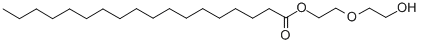 structure of CAS# 106-11-6, Octadecanoic Acid 2-(2-Hydroxyethoxy)Ethyl Ester;Octadecanoic Acid 2-(2-Hydroxyethoxy)Ethyl Ester;Stearic Acid 2-(2-Hydroxyethoxy)Ethyl Ester;Wln: Q2ov15