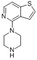 结构式 CAS# 106261-27-2, 4-(1-哌嗪基)-噻吩并[3,2-c]吡啶