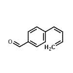 CAS 登录号：106966-22-7， 4-[(1Z)-1,3-丁二烯-1-基]苯甲醛