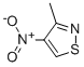 structure of CAS# 1073-18-3, 3-Methyl-4-Nitro-Isothiazole;3-Methyl-4-Nitro-Isothiazole
