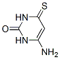 structure of CAS# 1073-82-1, 4-Amino-6-Sulfanylidene-3H-Pyrimidin-2-One;4-Amino-6-Thioxo-3H-Pyrimidin-2-One;Zinc01677535;Ab-323/25048057