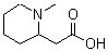 structure of CAS# 107388-72-7, (1-Methyl-2-Piperidinyl)Acetic Acid;(1-Methyl piperidin-2-yl)acetic acid;(1-methylpiperidin-2-yl)acetic acid;(1-Methyl-piperidin-2-yl)-acetic acid
