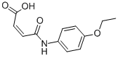 结构式 CAS# 108087-84-9, (Z)-4-[(4-乙氧基苯基)氨基]-4-氧代丁-2-烯酸酯