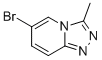 structure of CAS# 108281-78-3, 6-Bromo-3-Methyl-1,2,4-Triazolo[4,3-a]Pyridine;6-Bromo-3-Methyl-1,2,4-Triazolo[4,3-A]-Pyridine