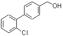 结构式 CAS# 109524-03-0, (2'-氯-4-联苯基)甲醇
