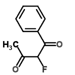 structure of CAS# 109801-25-4, 2-Fluoro-1-Phenyl-1,3-Butanedione;2-Fluoro-1-phenyl-1,3-butanedione;2-fluoro-1-phenylbutane-1,3-dione