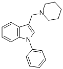CAS#: 109934-52-3， 1-Phenyl-3-(Piperidin-1-Ylmethyl)Indole