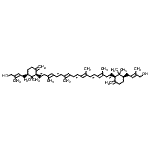CAS#: 11031-47-3， (E)-4-[(1R,3R)-3-[(1E,3E,5E,7E,9E,11E,13E,15E,17E)-18-[(1R,3R)-3-[(E)-4-Hydroxy-3-Methyl-But-2-Enyl]-2,2-Dimethyl-6-Methylene-Cyclohexyl]-3,7,12,16-Tetramethyl-Octadeca-1,3,5,7,9,11,13,15,17-Nonaenyl]-2,2-Dimethyl-4-Methylene-Cyclohexyl]-2-Methyl-But-2-En-1-Ol